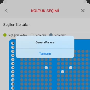Passolig Passo Maç Bileti Alırken Hata Veriyor
