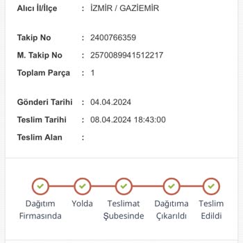 İzmir Gaziemir Aras Kargo Şubesi