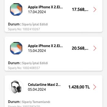 Vodafone Müşteri Kredi Puanımı Geri Yükle