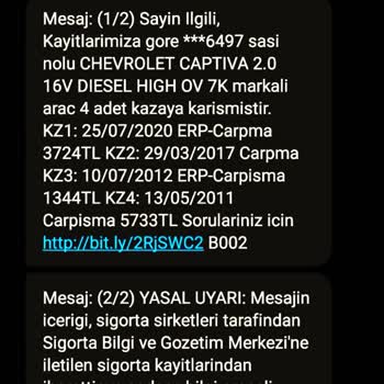 Aksigorta Hasar Kaydımın Düzeltilmesi