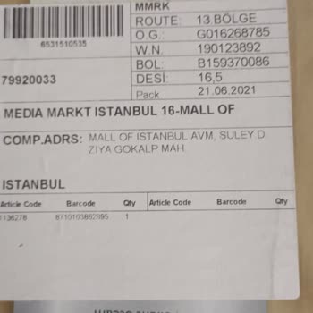 Media Markt Teşhir Malı / Tamir Edilmiş Ürün Gönderiyor