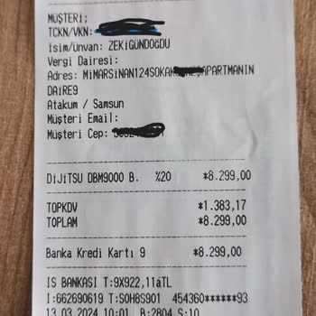 BİM Den Bulaşık Makinesi Almış Bulundum