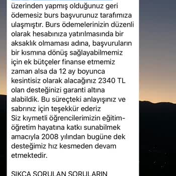 Ogrenciislerim.com Burs Vadi İle Bilgilerim Alındı