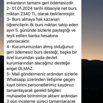 Ogrenciislerim.com Burs Vadi İle Bilgilerim Alındı