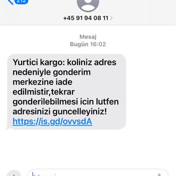 Yurtiçi Kargo Adres Değişikliği Talebi