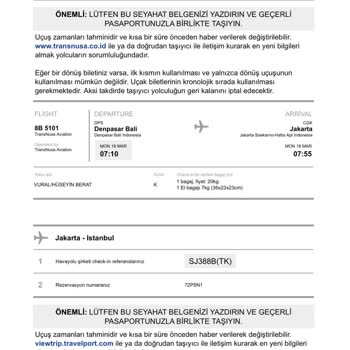 Mytrip Stornierung, Rückerstattung und Kundenservice Probleme mit Denpasar Istanbul flexibles Ticket