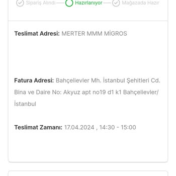 Migros Sanal Market Merter Migros