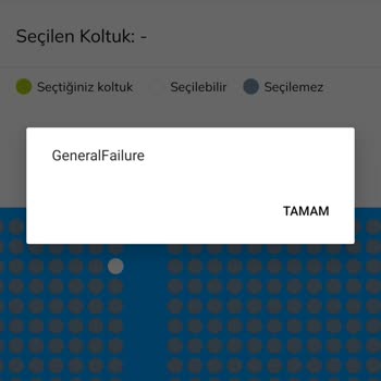 Passolig Bilet Alırken Hata Alıyorum.