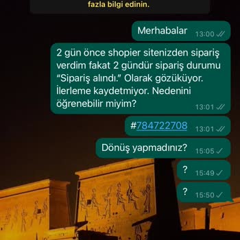 Shopier Paramın İadesini İstiyorum.