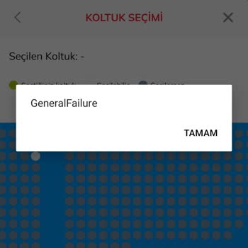 Passolig Bilet Sorunu: Koltuk Seçiminde Hata Mesajları