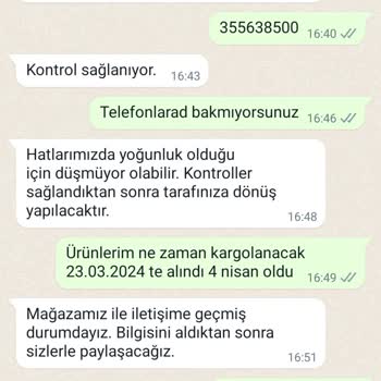 Yeni Koza Tekstil 1 Aydır Teslim Edilmeyen Ürünler