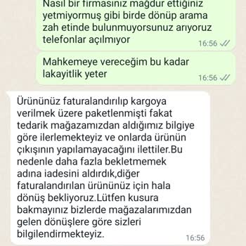 Yeni Koza Tekstil 1 Aydır Teslim Edilmeyen Ürünler