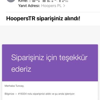 Hooperstr.com Sipariş Gelmeme Sorunu