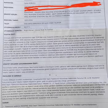 Etimesgut Kaymakamlığı Tüketici Hakem Heyeti Emsal Karara Rağmen Yanlış Karar Verdi!