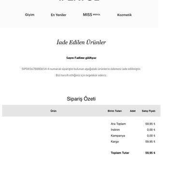 İpekyol Kafasına Göre İptal Ediyor İade Diyor!