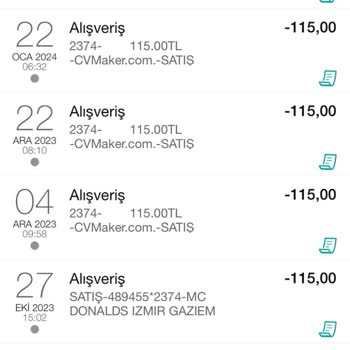 Cvmaker.com.tr İlk Sefer 10 TL'ye CV Yapmak İçin Aylarca 115 TL Para Çeken Şirket.