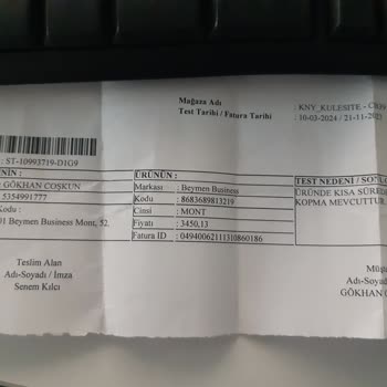 Boyner Konya Ürünü İmha Etmesi Dönüş Yapmaması