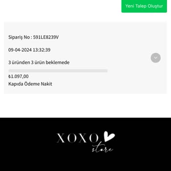 Xoxo Store İade Değişim Yapmıyorlar