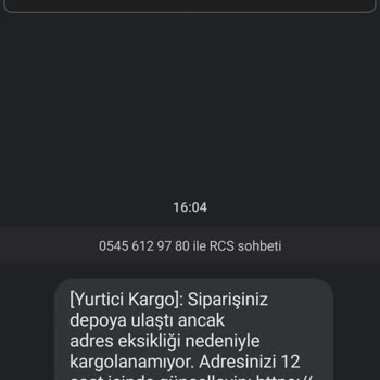 Kargo Adı Altında 05456129780 Gelen SMS Ve Link