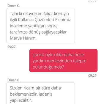 Yemek Sepeti İlgisizliği - Nakit İade Problemi