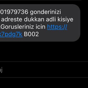 Kargomsende Ürün Teslim Edilmedi