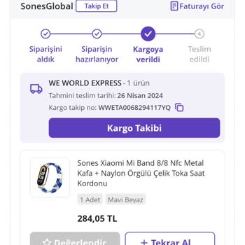 We World Express Kargo Teslimat Sorunu!