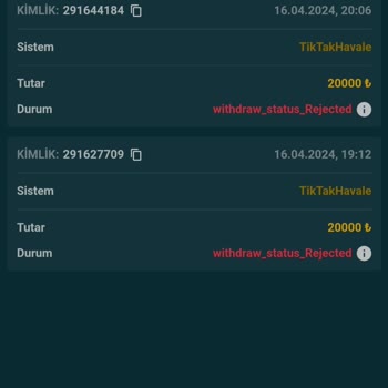 Alem Bahis Canlı Casino Kazancımın Çekim Engeli