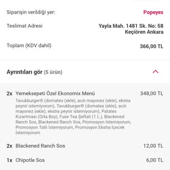 Antares Popeyes Kasıtlı Yapılan Hatalar.