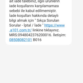 A101 Extra Alışverişimizde Yaşadığımızı Mağduriyet