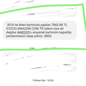 Amazon'dan Sipariş Edilen Ürününün Haksız Sebeple İptal Edilmesi