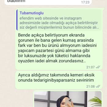 Tuba Mutioğlu Aldığım Ürünün Pişmanlığı