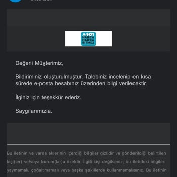A101 İade Edilmek İstenen Ürünü Almaya Gelmediler