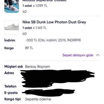 Realsneakers (Realsneakers.tr) Eksik Teslimat: Adidas Var Nike Nerede?