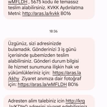 Aras Kargo Kargo Teslimatı Hüsranı: Evde Bekledim, Gelen Yok!