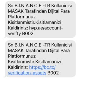 Binance TR Müşteri Hesabı Güvenlik Uyarısı