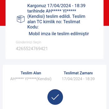 Aras Kargo Teslim Edildi Mesajı Atıyor Ama Bana Ürün Teslim Edilmedi