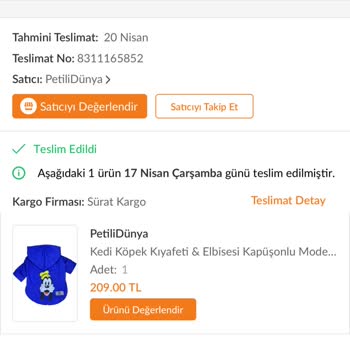 Trendyol Ürünümü Teslim Almadım