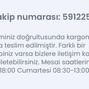 Aras Kargo Kargom Geri Gönderildi