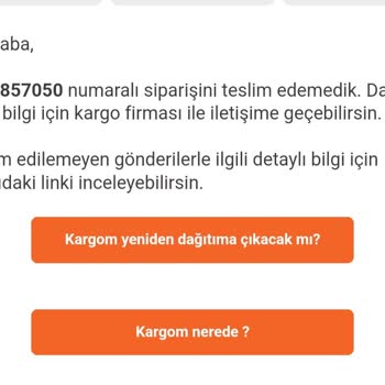 Aras Kargo Kargoları Teslim Etmiyor