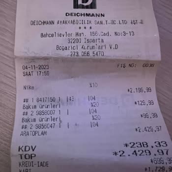 Deichmann Ayakkabı Değişiminde Fiyatı Güncel Değerlendirmiyor.