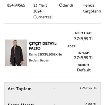 Yargıcı Kaban Stok Sorunu