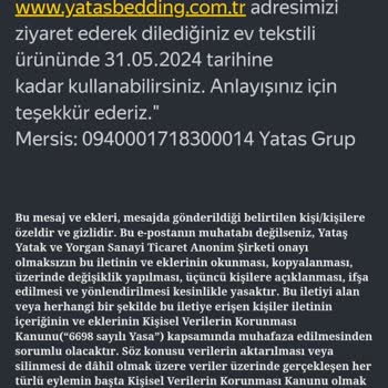 Yataş'ın Hediye Çeki