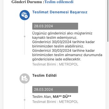 Vivense -MNG İade Sorunu