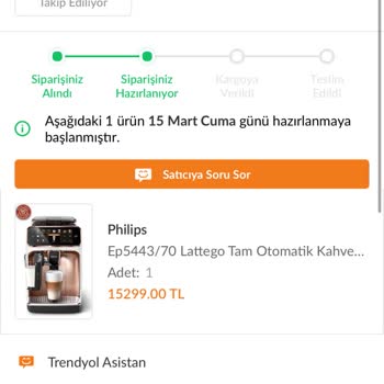 Trendyol 37 Gündür Sigortasını Bile Yaptığım Siparişim Gelmedi.