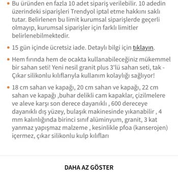 Trendyol Yanlış Ölçülerde Ürün Gönderildi