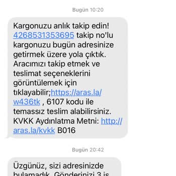 Aras Kargo Faciası Bıktım Artık