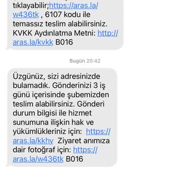 Aras Kargo Faciası Bıktım Artık