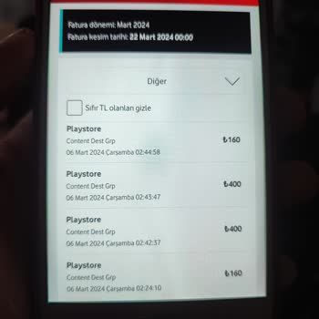 Vodafone Faturamdan Content Dest Grp Adına Ücret Kesilmiş