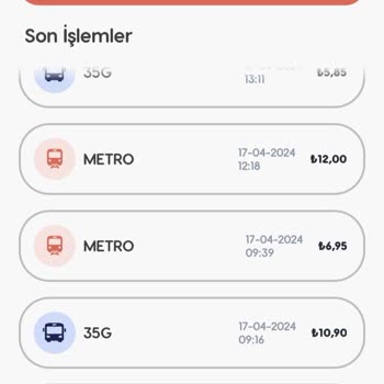 BURULAŞ Bursakart Mobil Yapılamayan Dolum