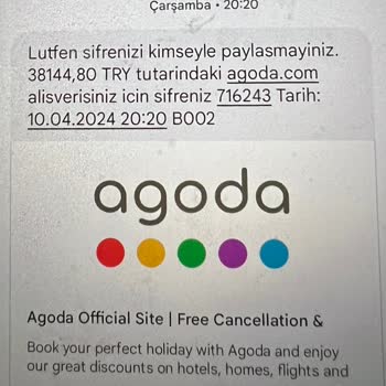 Agoda.com Bayram Akşamı Yaşanan Şaşırtıcı İşlem